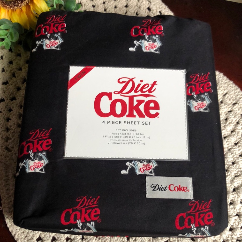 Diet Coke TWIN Sheet Set